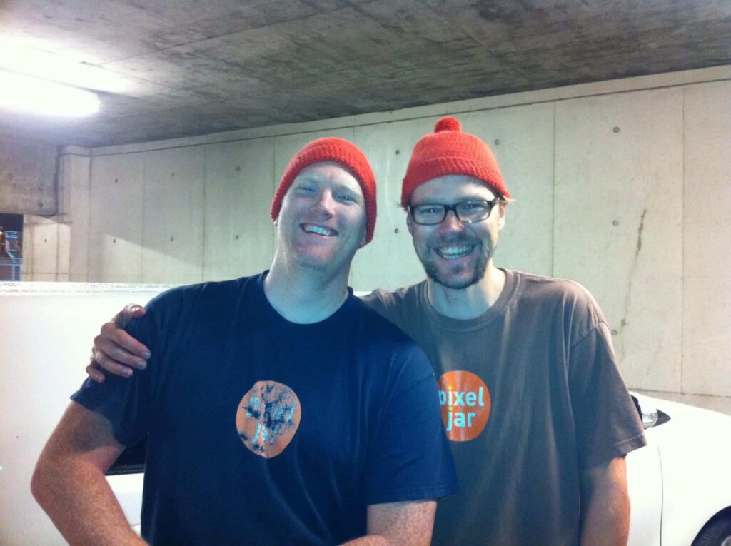 Brandon and Jeff circa 2010